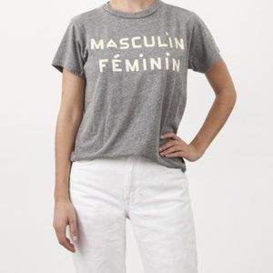 Clare V “Masculin Féminin” tee S